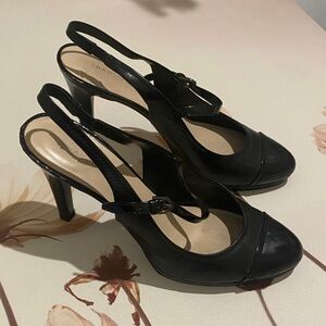 Franco Sarto Elegant Black Heels